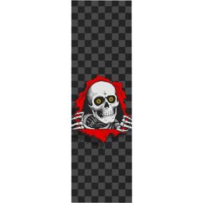 Powell Peralta Skateboard Griptape Ripper Checker Black 10.5" x 33" Grip Sheet
