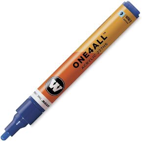 MOLOTOW ONE4ALL Acrylic Paint Marker, 4mm, True Blue, 1 Each (227.206)