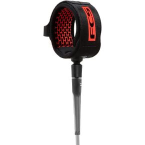 FCS All Round Essential Leash - Flame Red - 9'