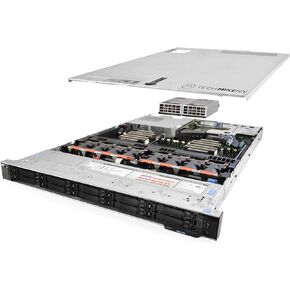 TechMikeNY Server 2X Gold 6152 2.10Ghz 44-Core 768GB H730P PowerEdge R640 (Renewed)