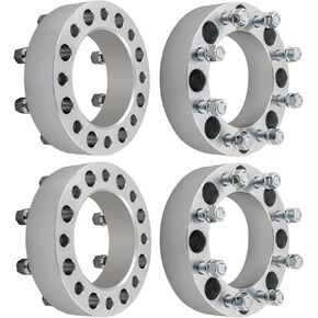 DCVAMOUS 4PC 8x170 Wheel Spacers 2 Inch with 14x2 Studs Compatible with Ford 8 Lug for 1999-2016 F250 F350 & Super Duty (Truck Must be with M14x2 Lugs) | 1999-2002 Excursion