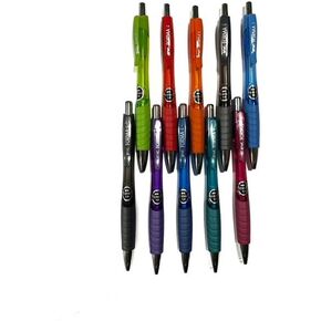 Forma Inc. 1.0 mm Ball Point Retractable Pen Multi Variety Pack with 5 Black ink and 5 Blue ink W/1 Sticky Note Pad - Phyphy's Set