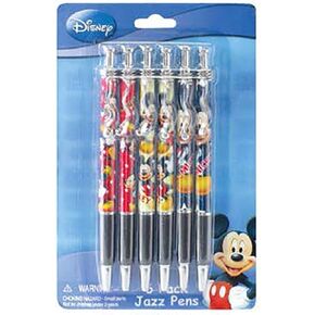 Disney Mickey Mouse 6 Pack Jazz Pen