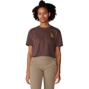 Mountain Hardwear Womens Outdoor Graph Boxy Cropped W S/SShirt