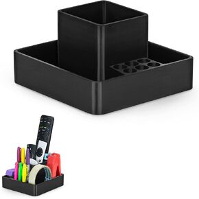BRAINWAVZ Pen Holder & Desktop Stationary Organizer, TV Remote Control & Office Supplies, For Pens, Pencils, Scissors, Staplers Other Small Home Office Supplies & Accessories (D06)