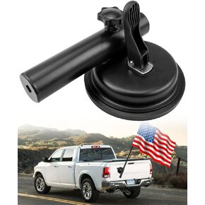 Suction Cup Flag Pole Holder, Universal Flag Pole Multi-Function Mounting Bracket Fit for RV Truck Car SUV ATV Jeep Wrangler and House Wall