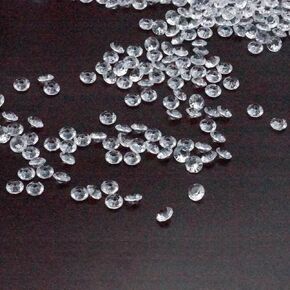8mm 2000PCS Clear Crystal Acrylic Diamond Vase Fillers Beads for Wedding Centerpiece Table Scatter Shower Party Vase Beads Decorations