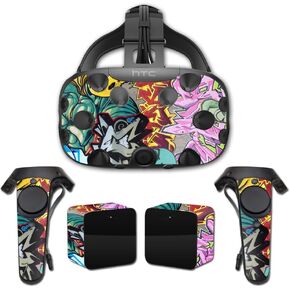 MightySkins Skin Compatible with HTC Vive Full Coverage - Graffiti Wild Styles | Protective, Durable, and Unique Vinyl Decal wrap Cover | Easy to Apply, Remove, and Change Styles | Made in The USA