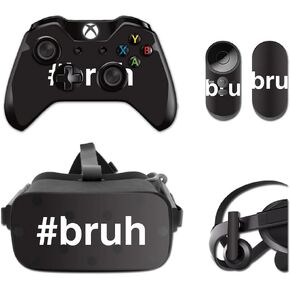 بشرة MightySkins المتوافقة مع Oculus Rift CV1 – Bruh | غطاء ملتف واقٍ ومتين وفريد ​​من نوعه من الفينيل | سهل التطبيق والإزالة وتغيير الأنماط | صنع في الولايات المتحدة الأمريكية