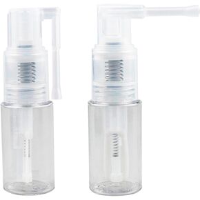 2 Pcs Glitter Duster Sprayer, Clear Craft Glitter Spray Bottle, Multi-Purpose Empty Plastic Spray Bottle Portable 35ml Bottle for Craft Scrapbooking Card Making