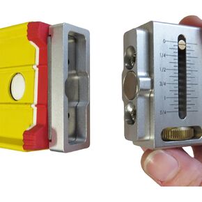 FastCap 02105 Precision How Far Out Universal Add-On Level Gauge