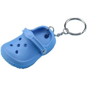 COLORFUL BLING Mini Charm Shoe KeyChain Women Cute shoe style Keychain - Girls boys cute key Creative birthday gift
