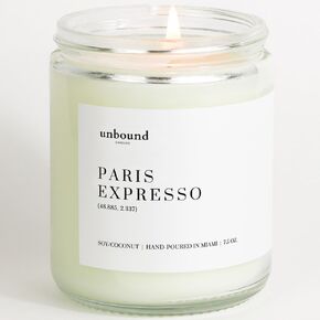 Bora Bora Spa Day Scented Candle | 7.5oz Coconut Soy Candle | Handmade in USA | 50 Hour Burn Time | Spa Candle | Travel Based Candle