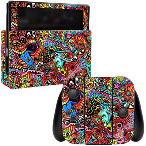 MightySkins Skin Compatible with Nintendo Switch - Acid Trippy | Protective, Durable, and Unique Vinyl Decal wrap Cover | Easy to Apply, Remove, and Change Styles | Made in The USA