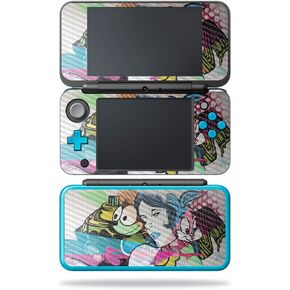 MightySkins Carbon Fiber Skin for Nintendo New 2DS XL - Mixtape | Protective, Durable Textured Carbon Fiber Finish | Easy to Apply, Remove, and Change Styles | Made in The USA