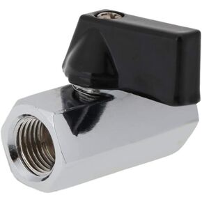 Beduan 1/4" Brass Mini Ball Valve NPT Female x Female Shut-Off Valve