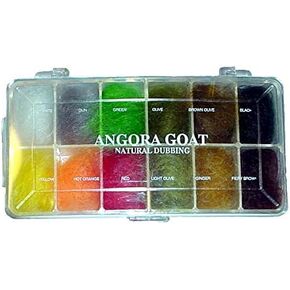 Fly Tying Dubbing Dispenser, Angora Goat Dubbing