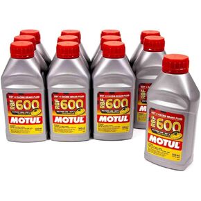 Motul 8068HL-12PK RBF 600 Factory Line Dot-4 100 Percent Synthetic Racing Brake Fluid - 500 ml, (Case Pack of 12)