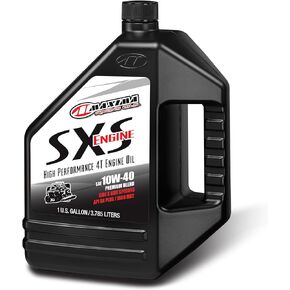 Maxima Racing Oils 30-049128-2PK SXS Premium 10w40 Side by Side Engine Oil 1G Bottle, 2-Pack
