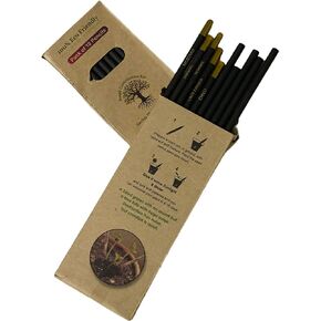 Eco Friendly Pencils Birthday Return Gift Recycled Paper Pencil Writing Black Plantable Seed Pencil (Black, 20, Count)