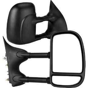 YITAMOTOR Towing Mirrors Compatible with 1999-2016 Ford F250 F350 F450 F550 Super Duty, 2001-2005 Ford Excursion Tow Mirrors Maually Adjustable Pair Set