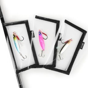 CM Pack of 3 Fishing Lure Wraps Fishing Hook Covers Bait Storage for Protecting Sharp Fishing Hook