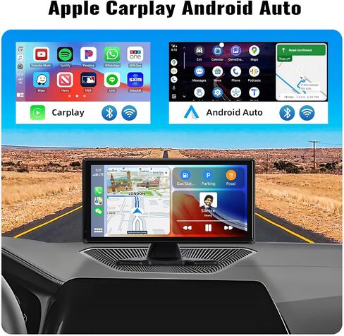 نظام كاميرا احتياطية RV، شاشة تعمل باللمس مقاس 10.36 بوصة مع Apple Carplay Android Auto WiFi Bluetooth FM Radio Link Mirror Link، 4pcs كاميرات احتياطية 1080P، مسجل DVR للسيارة لـ RV/Truck/Bus/Trailer/Camper in Saudi Arabia