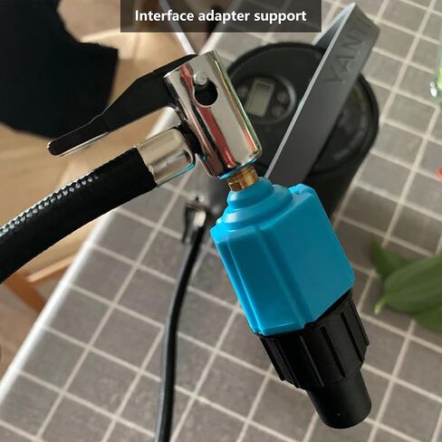 محول مضخة لوح التجديف، محول صمام SUP للمواد المطاطية مع 4 فوهات صمام هواء تقليدية، ملحق مضخة هواء لمضخة لوح التجديف، سرير قابل للنفخ لقارب التجديف in Kuwait