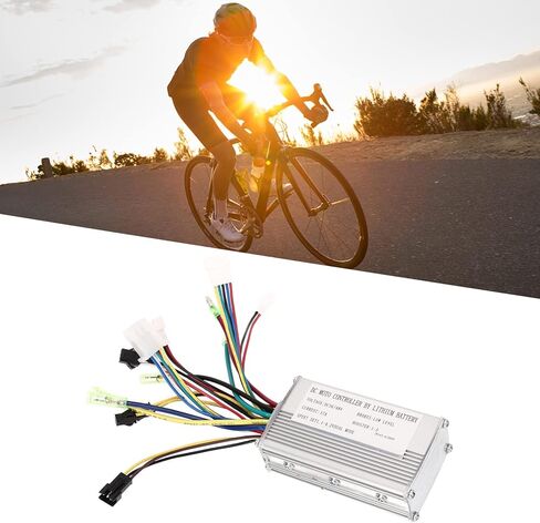 Keenso جهاز تحكم في محرك التيار المستمر مع وحدة تحكم محرك الأسلاك بطارية ليثيوم للدراجة الكهربائية 36 فولت 48 فولت 17A in Kuwait