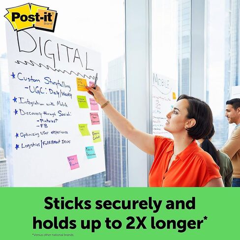 Post-it Easel Pad made with Recycled Paper, 25 in x 30 in, White, 30 Sheets/Pad, 2 Pads/Pack, Great for Virtual Teachers and Students (559RP) in Saudi Arabia