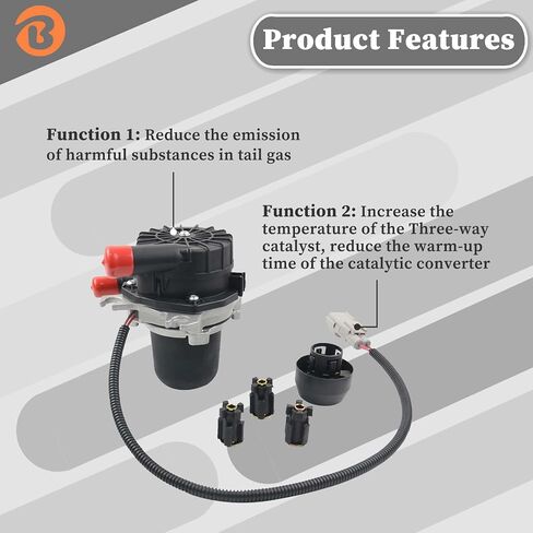 17610-0S010 Secondary Air Injection Pump Compatible with 2007-2013 Toyo ta Sequoia Tundra LX570 4.6L 5.7L Smog Pump Replacement# 176100S010 in Saudi Arabia