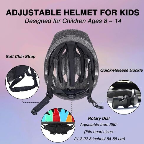 Kids Bike Helmet Boys and Girls 5-8-10 Visor Helmet for Kids Lightweight Safety Certified,Toddler Bike Cycling Skating Skateboard Scooter Helmet in Saudi Arabia
