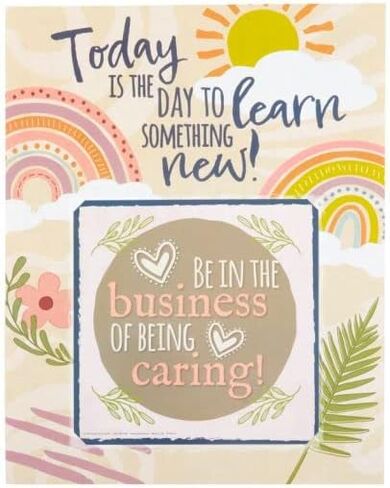 Really Good Stuff Positive Affirmations Poster Set - Classroom Decorations - Educational Charts & Posters in Saudi Arabia