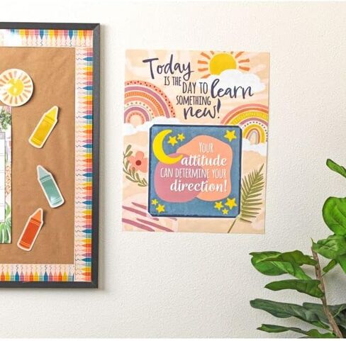 Really Good Stuff Positive Affirmations Poster Set - Classroom Decorations - Educational Charts & Posters in Saudi Arabia