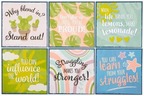 Really Good Stuff Positive Affirmations Poster Set - Classroom Decorations - Educational Charts & Posters in Saudi Arabia