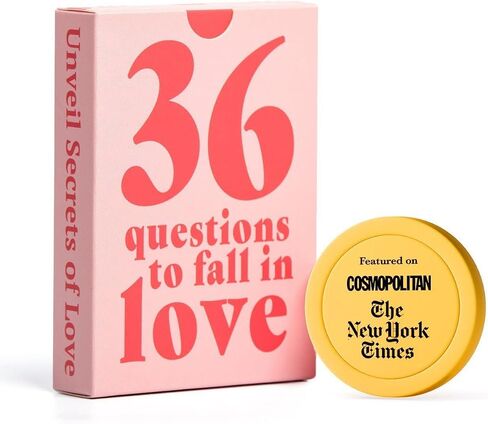 36 Questions to Fall in Love - Perfect Couples Games - Date Night Ideas - Romantic Love Games - Relationship Card Games - Date Deck for Couples Activities - Gifts for Her - Exciting Board Game in Saudi Arabia