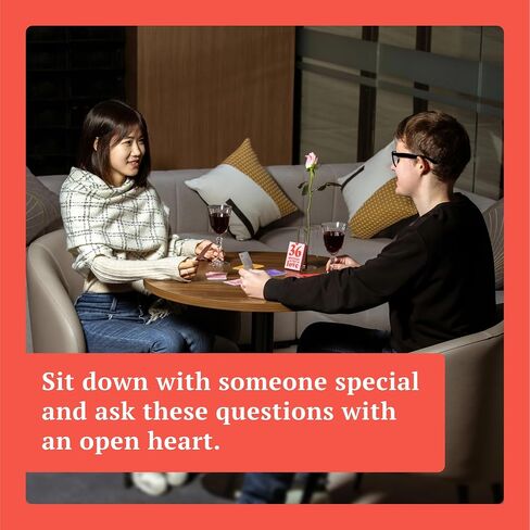 36 Questions to Fall in Love - Perfect Couples Games - Date Night Ideas - Romantic Love Games - Relationship Card Games - Date Deck for Couples Activities - Gifts for Her - Exciting Board Game in Saudi Arabia