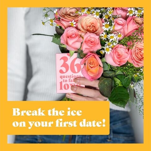 36 Questions to Fall in Love - Perfect Couples Games - Date Night Ideas - Romantic Love Games - Relationship Card Games - Date Deck for Couples Activities - Gifts for Her - Exciting Board Game in Saudi Arabia