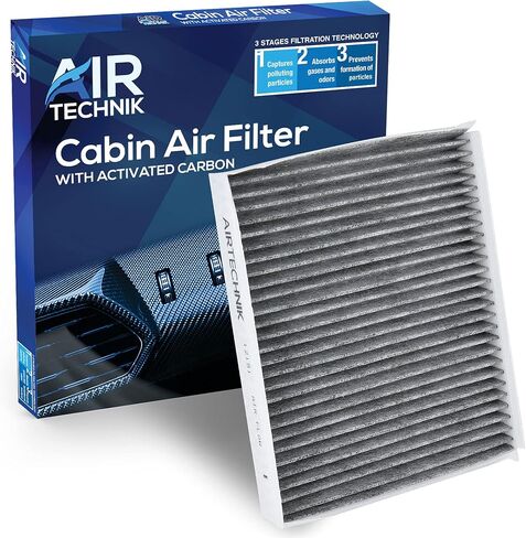 AirTechnik 97133-C1000 Cabin Air Filter w/Activated Carbon | Fits Kia Cadenza 2017-2019 in Saudi Arabia