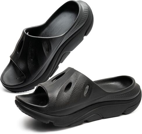 ORA RECOVERY SLIDE 3 - Orthopedic Slippers for Women Comfortable Athletic Recovery Sandals Slides with Thick Cushion & Arch Support Orthotic - Lightweight Plantar Fasciitis Sport Sliders in Saudi Arabia