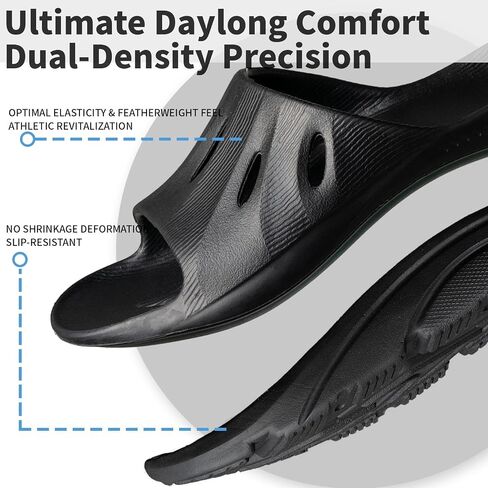 ORA RECOVERY SLIDE 3 - Orthopedic Slippers for Women Comfortable Athletic Recovery Sandals Slides with Thick Cushion & Arch Support Orthotic - Lightweight Plantar Fasciitis Sport Sliders in Saudi Arabia