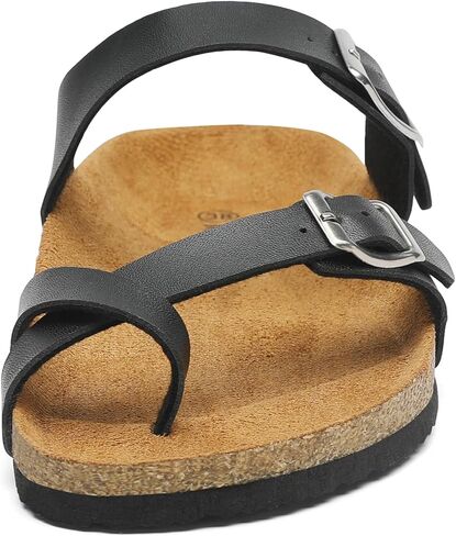 صنادل قدم نسائية من Mishansha مريحة ومفتوحة عند الأصابع بإبزيم مزدوج in Kuwait