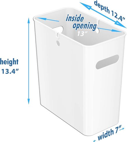 iTouchless 5 لتر سلة المهملات دواسة الخطوة لغرفة النوم، المنزل، مقصورة المكتب SoftStep 1.3 جالون سلة المهملات الحمام ضئيلة مع فلتر رائحة ودلو داخلي قابل للإزالة، الفولاذ المقاوم للصدأ، جولة 1.3 جالون in Kuwait