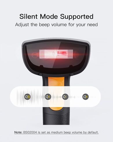 Barcode Scanner, 1D USB Handheld Barcode Reader, Screen Scanning, BS02004 in Saudi Arabia