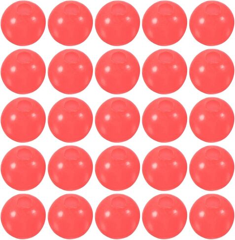 200 Pcs Glow Fishing Beads - Plastic Luminous Round Bait Egg Lure Rigs Apply to Outdoor Tackle Tool (3mm, Red) in Saudi Arabia