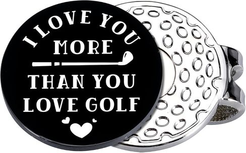 Valentine gift for Husband from Wife Golf Gifts for Men Golf Ball Marker with Magnetic Hat Clip Golf Accessories for Dad Son Best Anniversary Boyfriend Gift Father Gifts Idea Birthday Gift for Him in Saudi Arabia