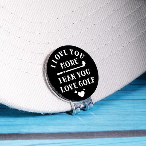 Valentine gift for Husband from Wife Golf Gifts for Men Golf Ball Marker with Magnetic Hat Clip Golf Accessories for Dad Son Best Anniversary Boyfriend Gift Father Gifts Idea Birthday Gift for Him in Saudi Arabia