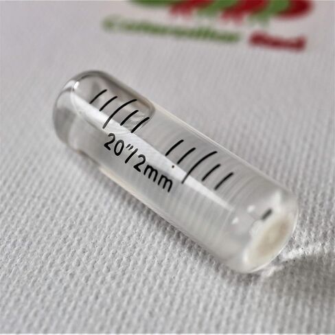 Replacement Level Glass Vial, Spirit Bubble Level, No nib, Accurate, 35mm x 11mm - Transparent Clear, 1 3/8 x 7/16 in Saudi Arabia