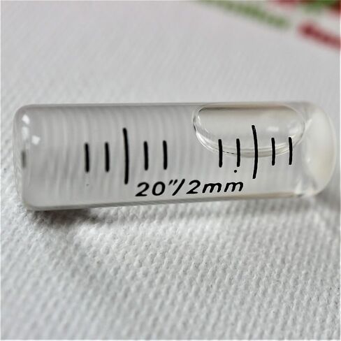 Replacement Level Glass Vial, Spirit Bubble Level, No nib, Accurate, 35mm x 11mm - Transparent Clear, 1 3/8 x 7/16 in Saudi Arabia