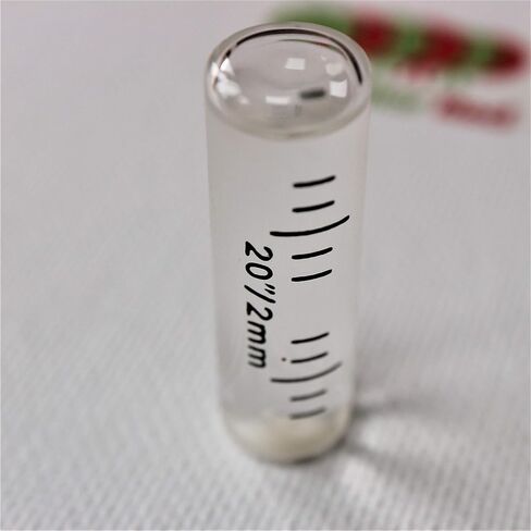 Replacement Level Glass Vial, Spirit Bubble Level, No nib, Accurate, 35mm x 11mm - Transparent Clear, 1 3/8 x 7/16 in Saudi Arabia